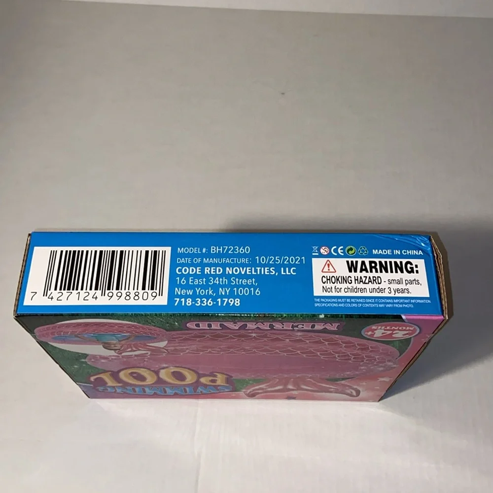 Code Red Novelties Splash Buddies Mermaid Pool Ages 24 Months +